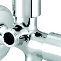 Cp Bathroom Fittings - Stainless Steel, Standard Size, Glossy Silver Finish | Round Design For Residential And Commercial Use, 1-year Warranty