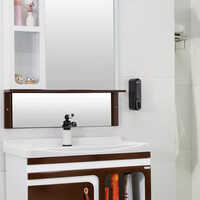 Pvc Bathroom Vanity Cabinet - Color: White