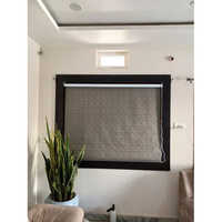 Window Roller Blind - Pvc Material, Horizontal Pattern , White Color | Ideal For Home, Office, Hotel With Easy-to-use Roller Mechanism