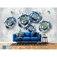 Printed Ceiling Wallpaper - Material: Non-woven