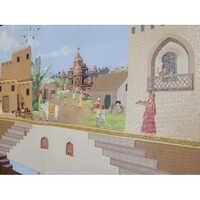 Uv Printed Wallpaper In Canvas Paper - Size: Standard