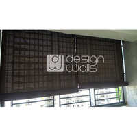 Outdoor Pvc Chick Blinds - Color: Dark Coffee