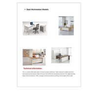 Office Modular Workstation - Application: Industrial