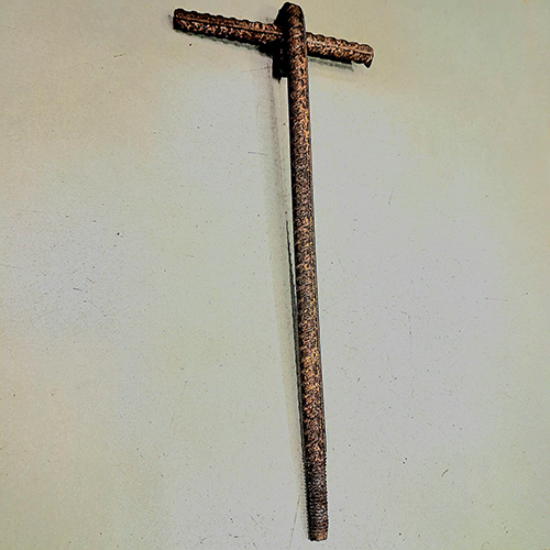 Metal Foundation Bolt - Color: Grey