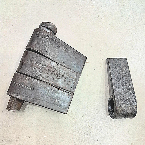 Iron Trolley Hinges - Color: Black