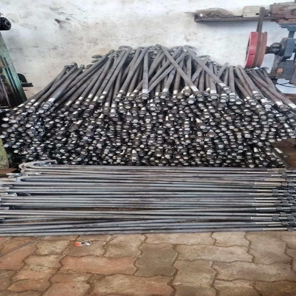 Ms Foundation Bolt Available In Faridabad Haryana For Industrial Construction - Color: Black