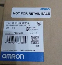 Omron Programmable Controller Cp2e-n30dr-a - Plastic And Metal, Compact Size, 30 I/o Points, Built-in Rs-232c, Din Rail Or Panel Mount
