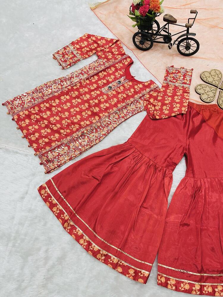 TOP SHARARA AND DUPATTA