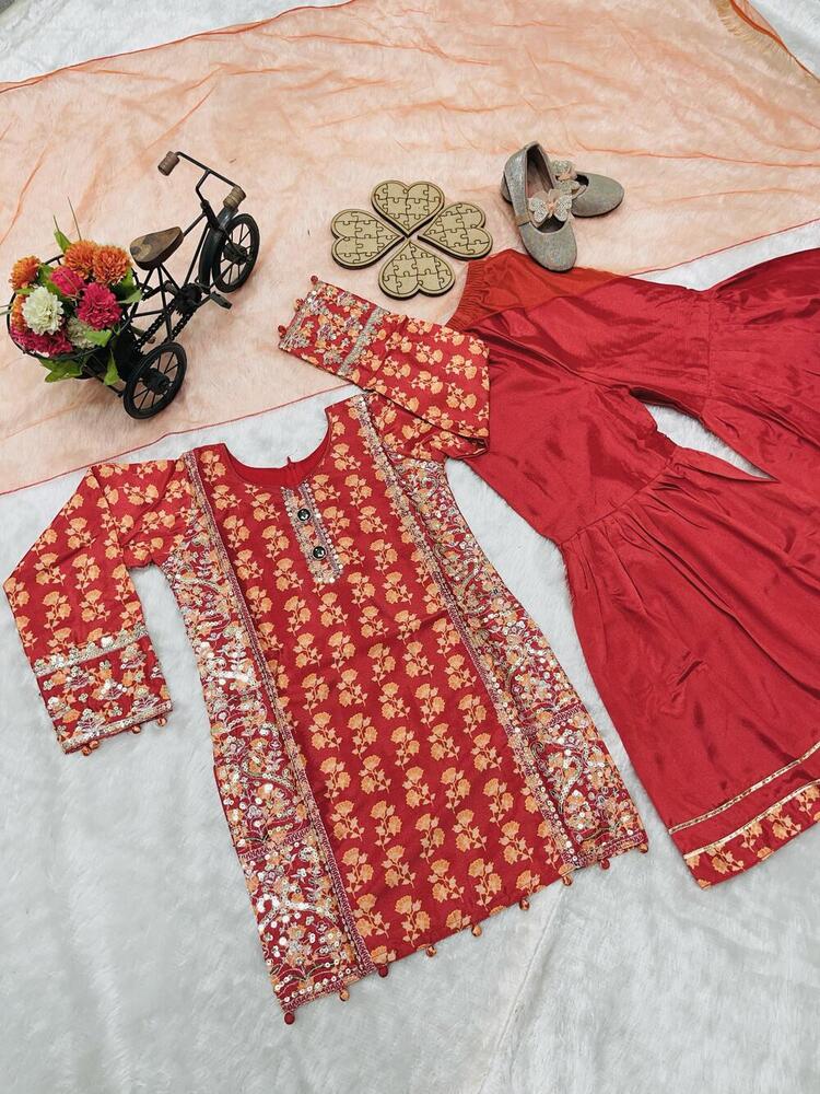 TOP SHARARA AND DUPATTA