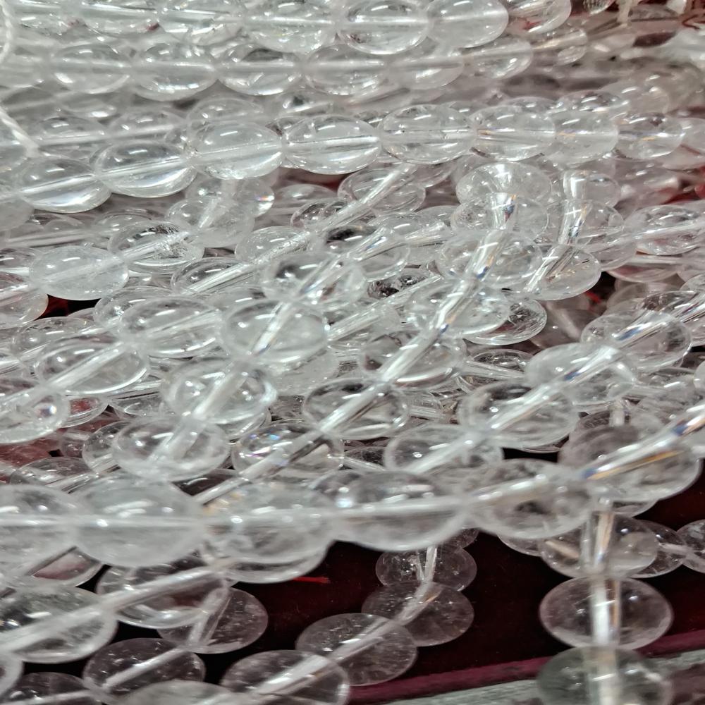 Sphatic plain Crystal Beads