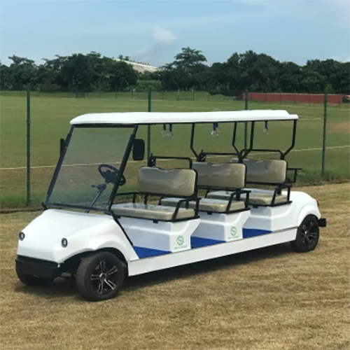 6 Seater White Golf Cart