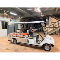 Electric Ambulance Golf Cart With Stretcher - Charging Time: 3.5 Hours