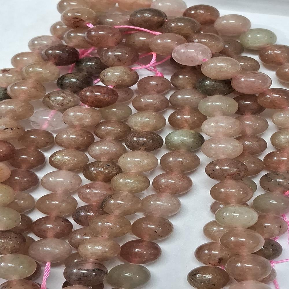 Strawberry Quartz Crystal Beads