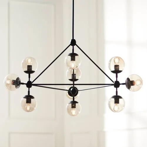 Traditional Glass Hanging Chandelier Light