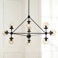 Traditional Glass Hanging Chandelier Light