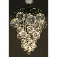 Colored Glass Chandelier Light - Application: Commercial