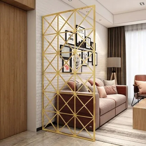 SS Pvd Coating Polished Partition