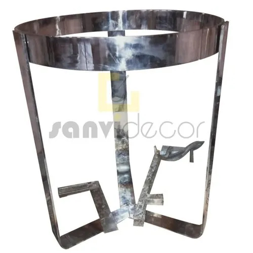 Polished Stainless Steel Stool Frame