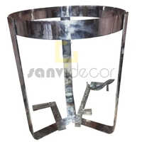 Polished Stainless Steel Stool Frame