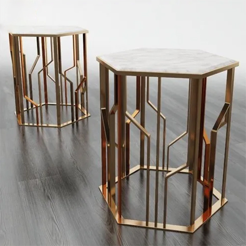 Stainless Steel PVD Coated Side Table