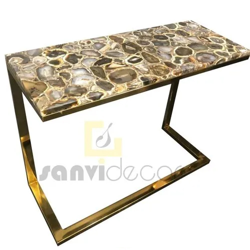 Stainless Steel Corner Table