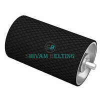 Conveyor Drum Pulley - Color: Black And Silver