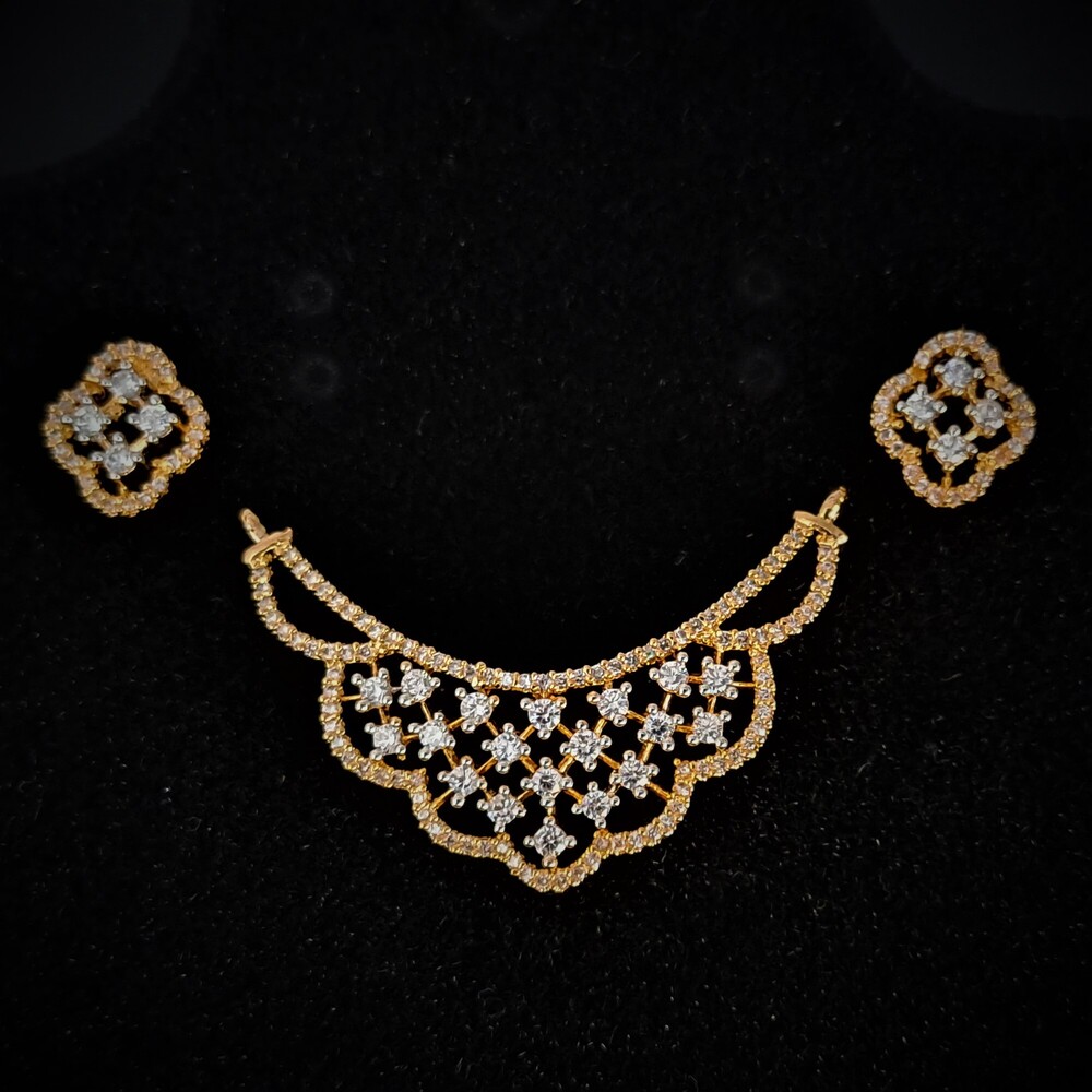 Cz Mangalsutra - Color: All Color