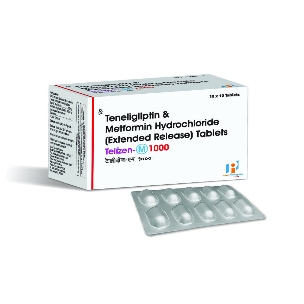 TENELIGLIPTINE +METFORMIN 1000MG 