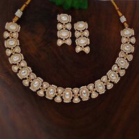Kundan Necklace Chokar - Color: All Color