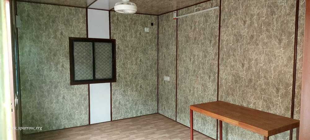 Container Office Cabin 40 Ft - Color: Blue