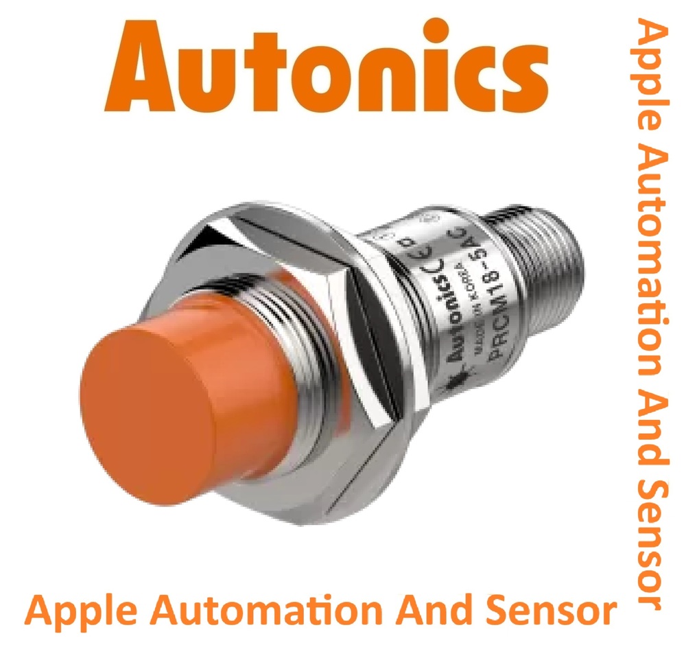 Autonics Prcm18-8dp Proximity Sensor - M18 Diameter, 8mm Sensing Distance | Pnp Normally Open Output, 350hz Response Frequency, Industrial Use, 12-24vdc, 1-year Warranty