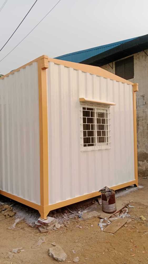 Container Bunkhouse - Steel, White, All Weatherproof Design | Quick-erect Lightweight Panels, Customizable For Temporary Office Use