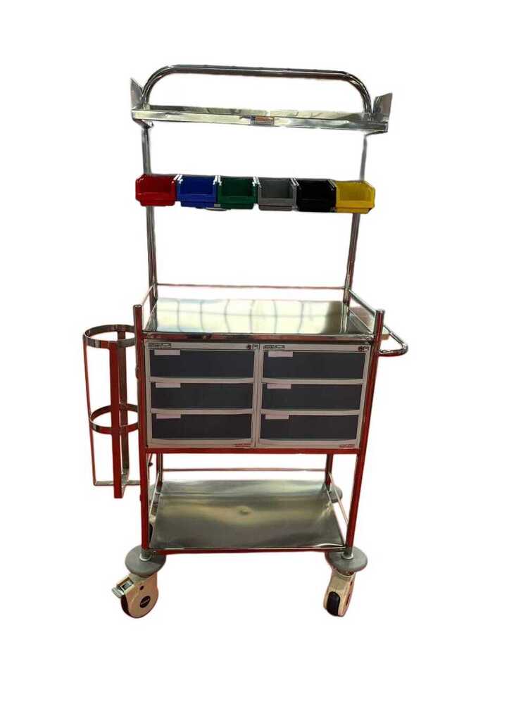 Crash Cart - Dimension (L*w*h): 940l*490w*1535h Millimeter (Mm)