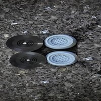 Grey Plastic Rubber Anti Vibration Pad