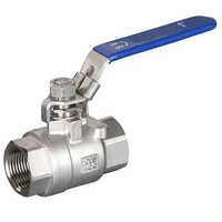 Threaded End Ball Valve - Color: Silver