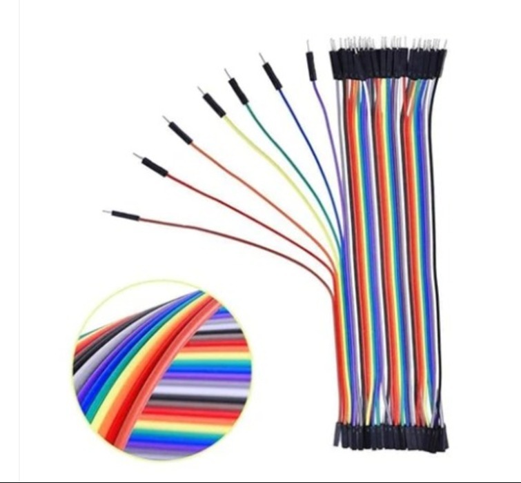 120pcs 3x20CM Breadboard Jumper Wires 40pin Male to Female, Male to Male, Female to Female Jumper Wires With 20pcs 2.54mm Single Row Comb Connectors For Arduino Raspberry Pi