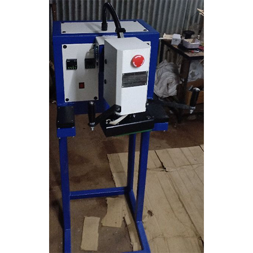 Automatic Heat Transfer Machine - Color: White & Blue