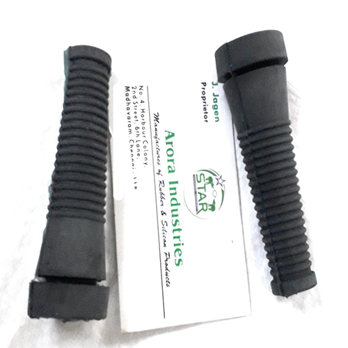 Blue Color Feather Cleaning Rubber Finger