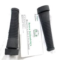 Blue Color Feather Cleaning Rubber Finger
