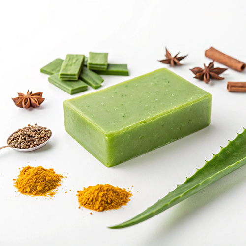 Green Aloe Vera Bath Bar