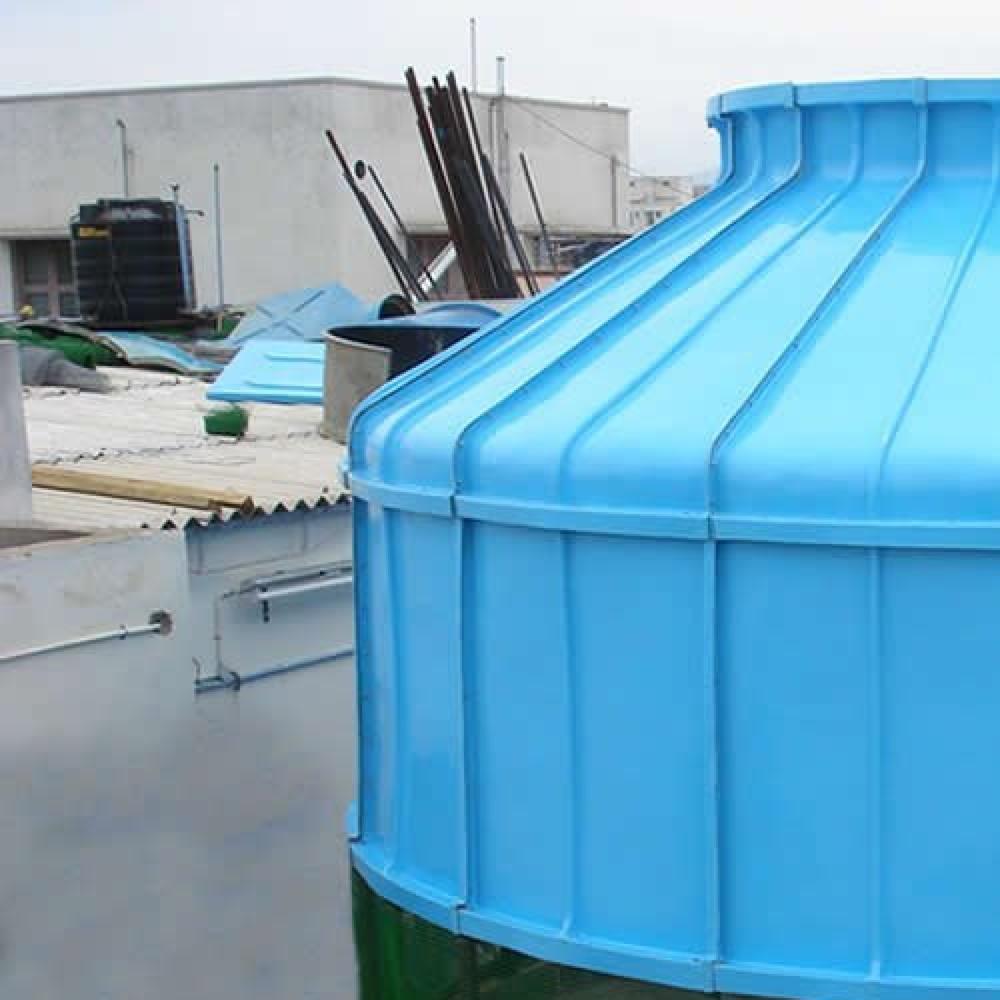 Round Type Cooling tower with Hot dip galvanizing structure