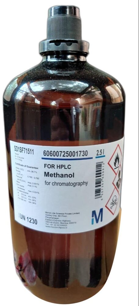 Methanol Hplc - Physical State: Liquid Coating