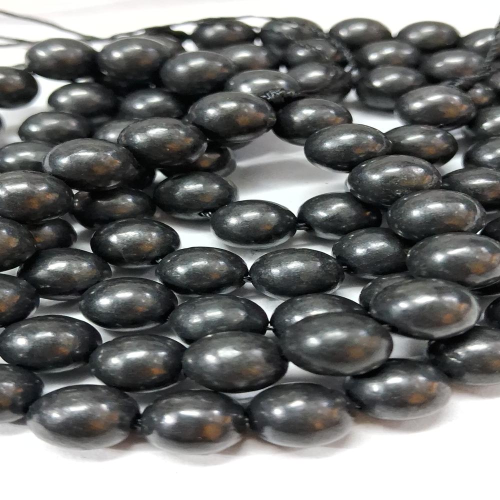 Sunghite Carbon  Crystal Beads