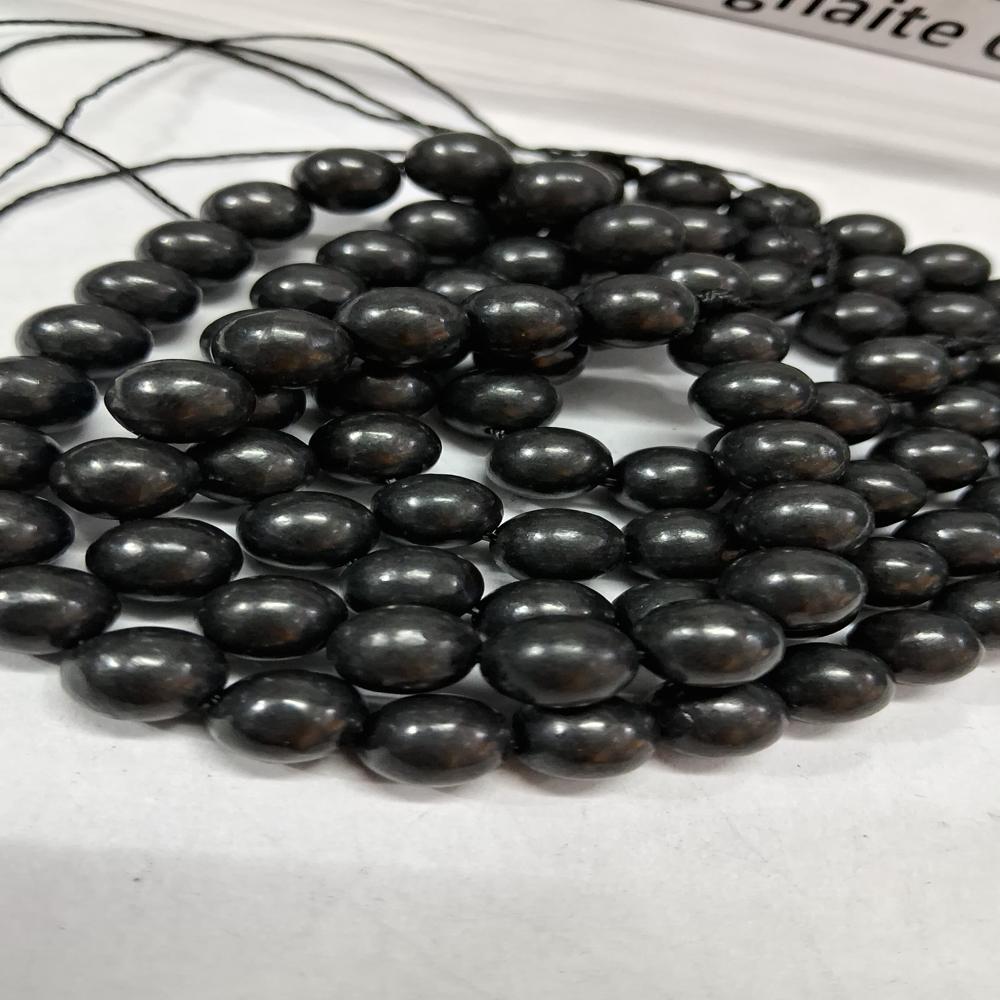 Sunghite Carbon  Crystal Beads