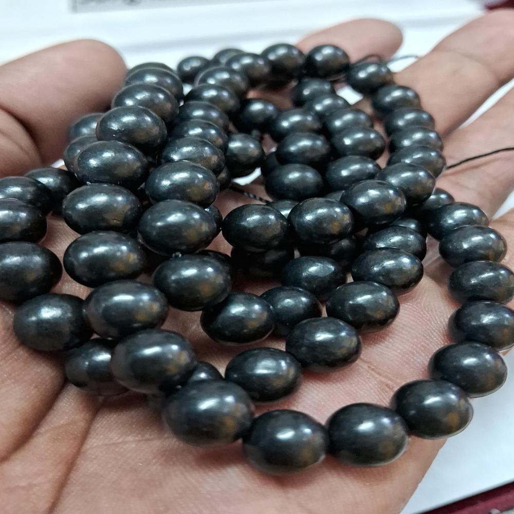 Sunghite Carbon  Crystal Beads