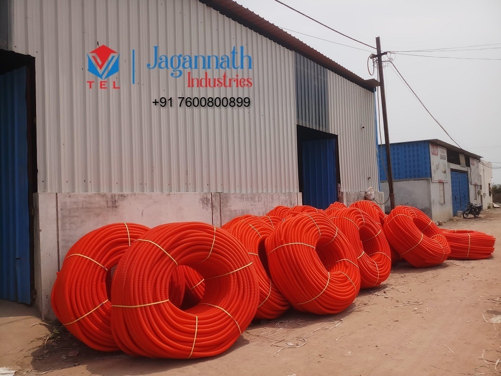 नारंगी Hdpe Dwc पाइप