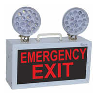 Twin Beam Industrial Emergency Light - Light Source: Led