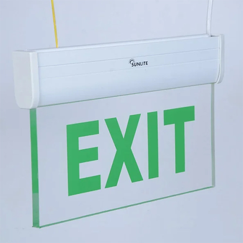 Led Exit Light - Dimension (L*w*h): 300 X 180 X 55 Millimeter (Mm)