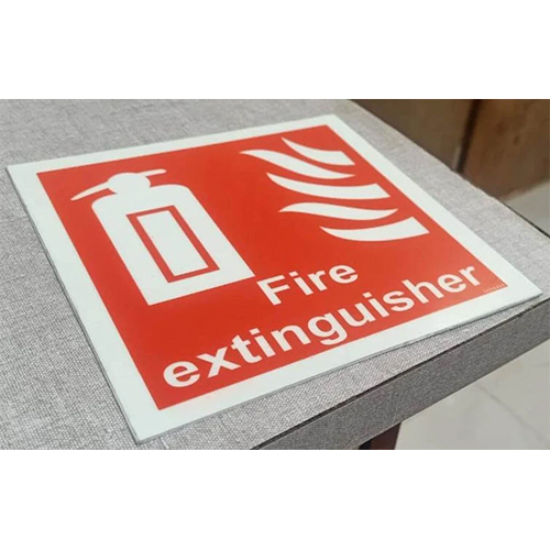 Fire Extinguisher Signage - Application: Indoor
