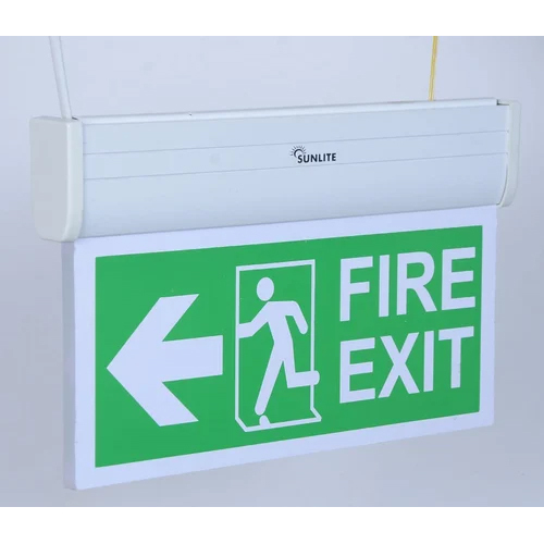 Industrial Fire Exit Led Sign Board - Application: Outdoor